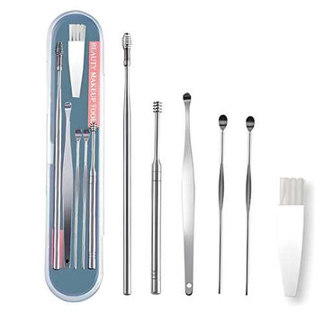 Earwaxio™ 6 Pieces Stainless Steel Ear Wax Removal Kit