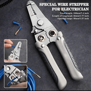 GripLoxio™ Multi-functional Wire Stripper & Cutter